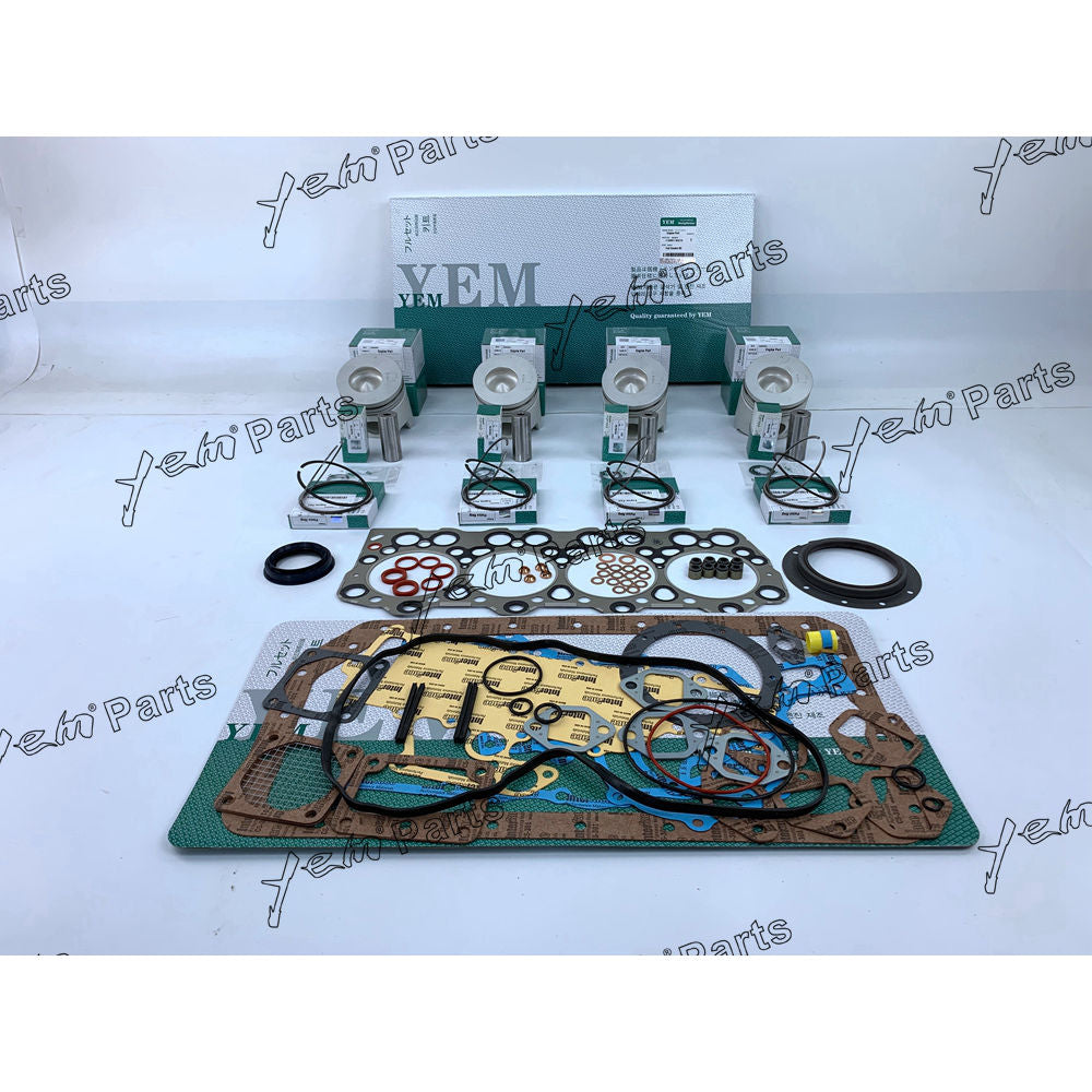 4D34 OVERHAUL KIT WITH CYLINDER PISTON RING FULL GASKET SET FOR MITSUBISHI DIESEL ENGINE PARTS For Mitsubishi