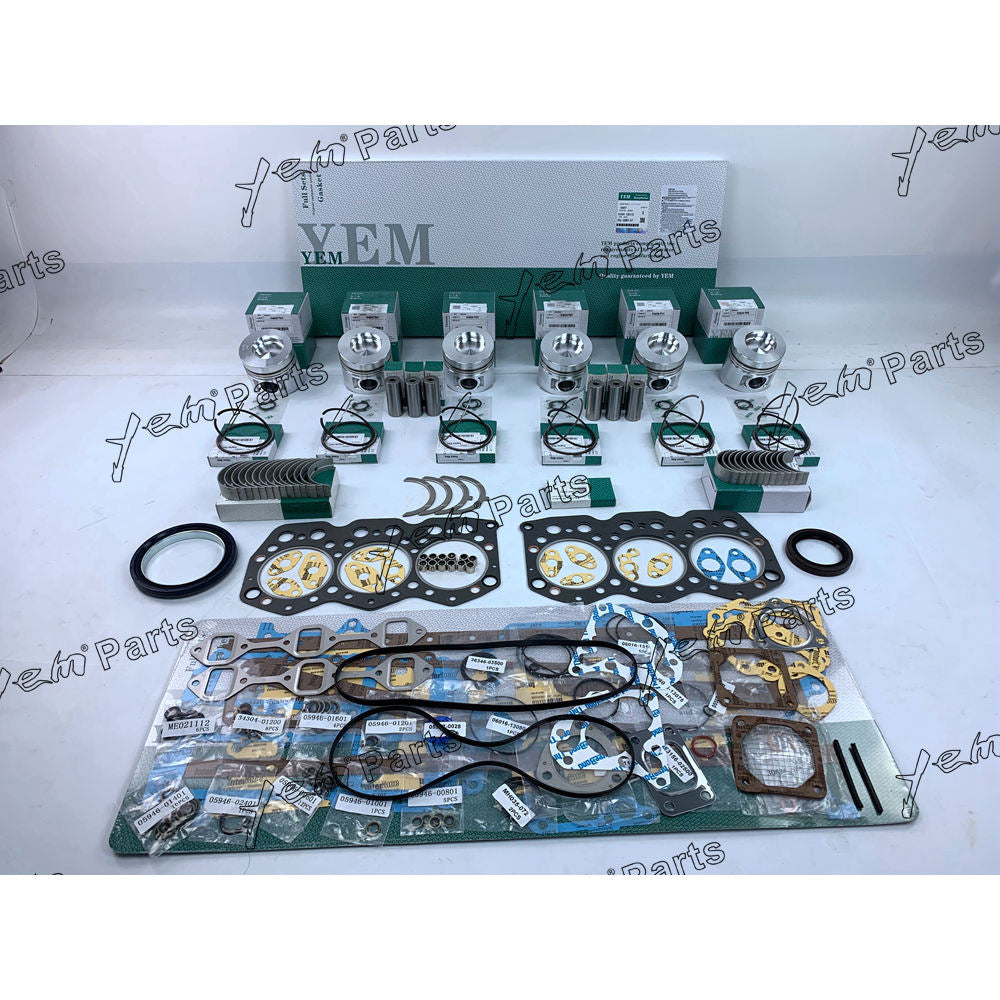 S6K REPAIR KIT WITH CYLINDER GASKET PISTON RING ENGINE BEARING SET FOR MITSUBISHI DIESEL ENGINE PARTS For Mitsubishi