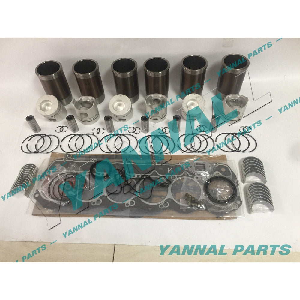 MITSUBISHI 6D14 CYLINDER LINER KIT WITH GASKET SET BEARINGS For Mitsubishi