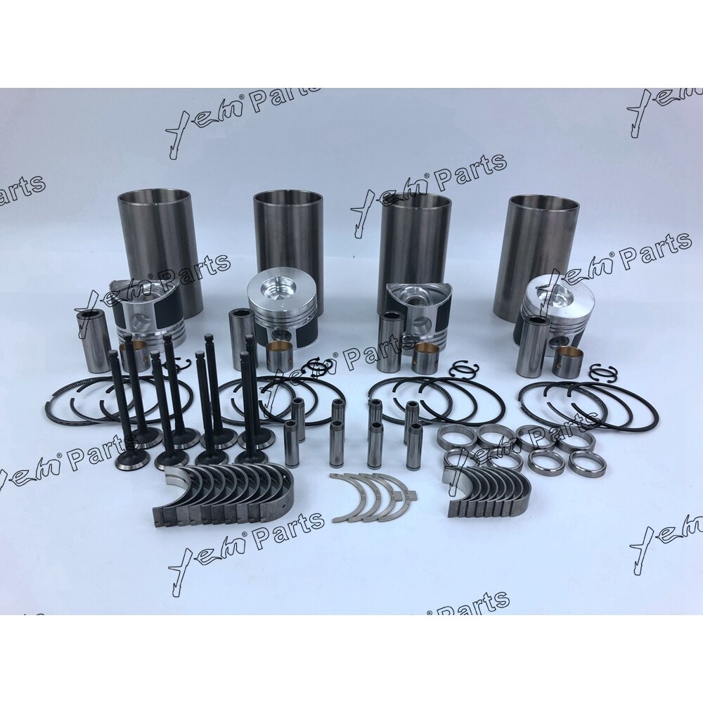 K4E OVERHAUL REPAIR KIT WITH PISTON RING FULL GASKET SET BEARING VALVESS FOR MITSUBISHI DIESEL ENGINE PARTS For Mitsubishi