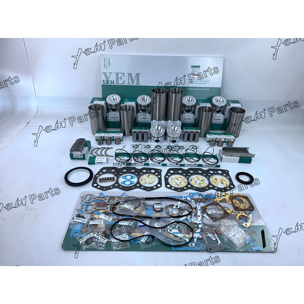 S6K ENGINE REBUILD KIT WITH CYLINDER GASKETS PISTON RINGS LINER BEARINGS FOR MITSUBISHI DIESEL ENGINE PARTS For Mitsubishi