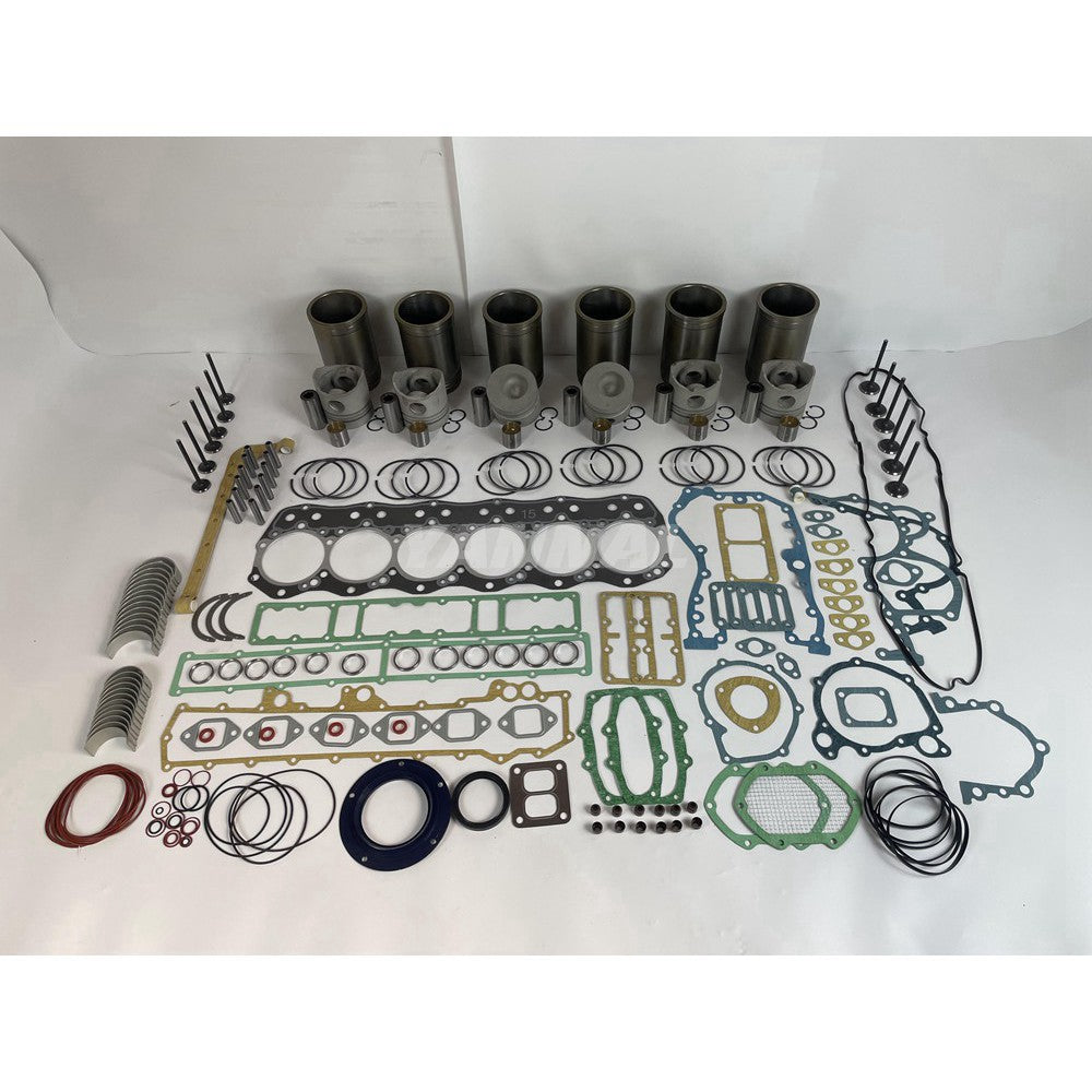 MITSUBISHI 6D15 CYLINDER LINER KIT WITH ENGINE BEARING THRUST WASHER & VALVE VALVE GUIDE For Mitsubishi