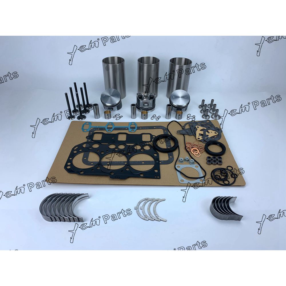 3TNE74 OVERHAUL REBUILD KIT PISTON PISTON RING LINER FULL GASKET SET FOR YANMAR DIESEL ENGINE PARTS For Yanmar