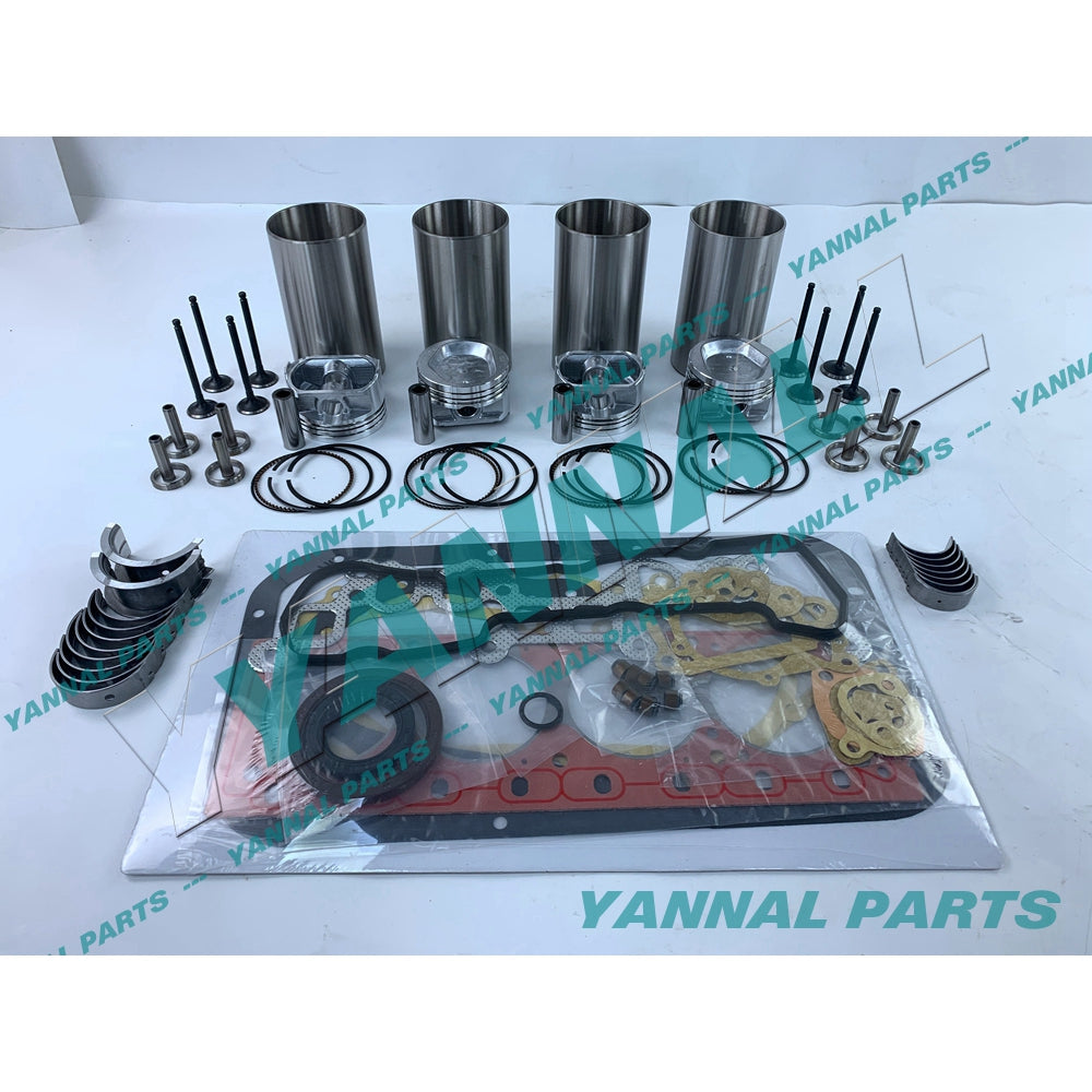 NISSAN K25 CYLINDER LINER KIT WITH GASKET SET BEARINGS VALVE TRAIN For Nissan