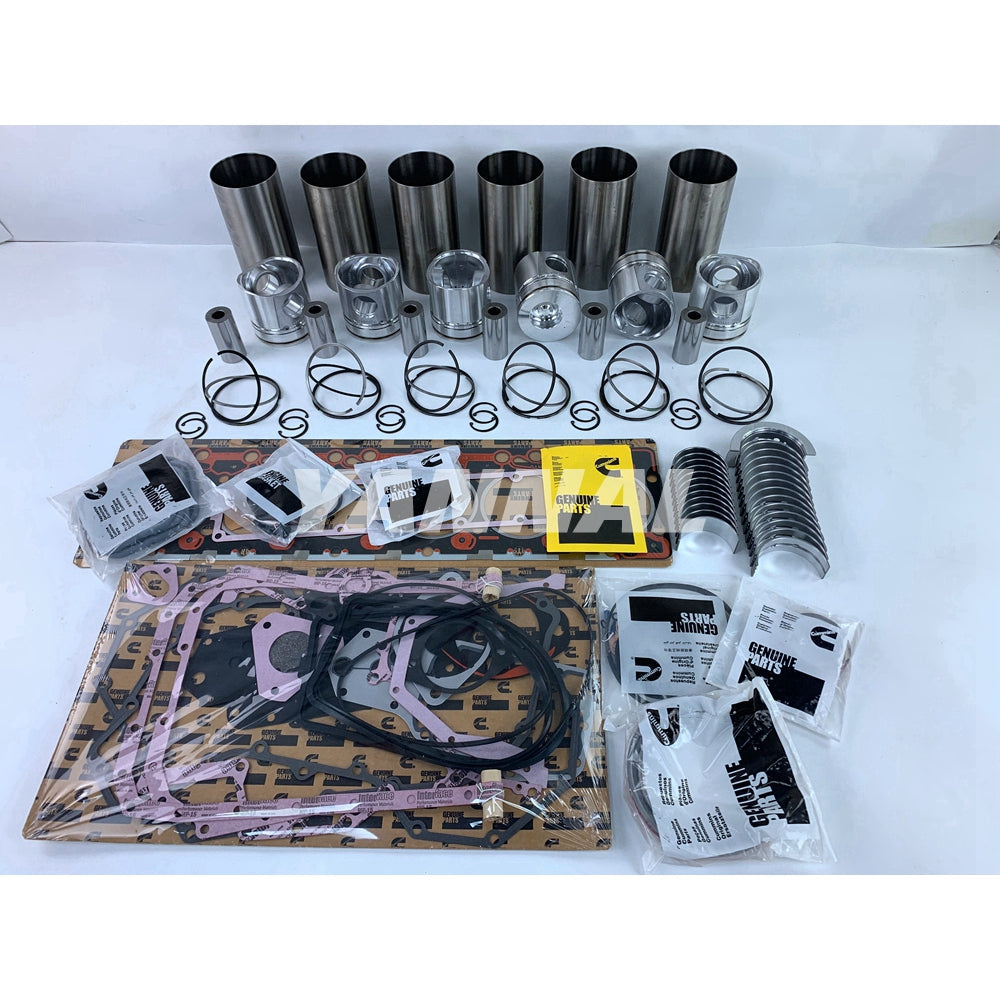 CUMMINS 6BT CYLINDER LINER KIT WITH GASKET SET BEARINGS For Cummins