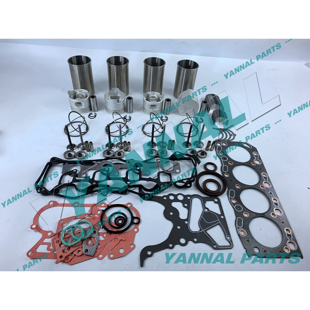 TOYOTA 2LT OVERHAUL KIT WITH ENGINE BEARING VALVES CYLINDER GASKET SET For Toyota