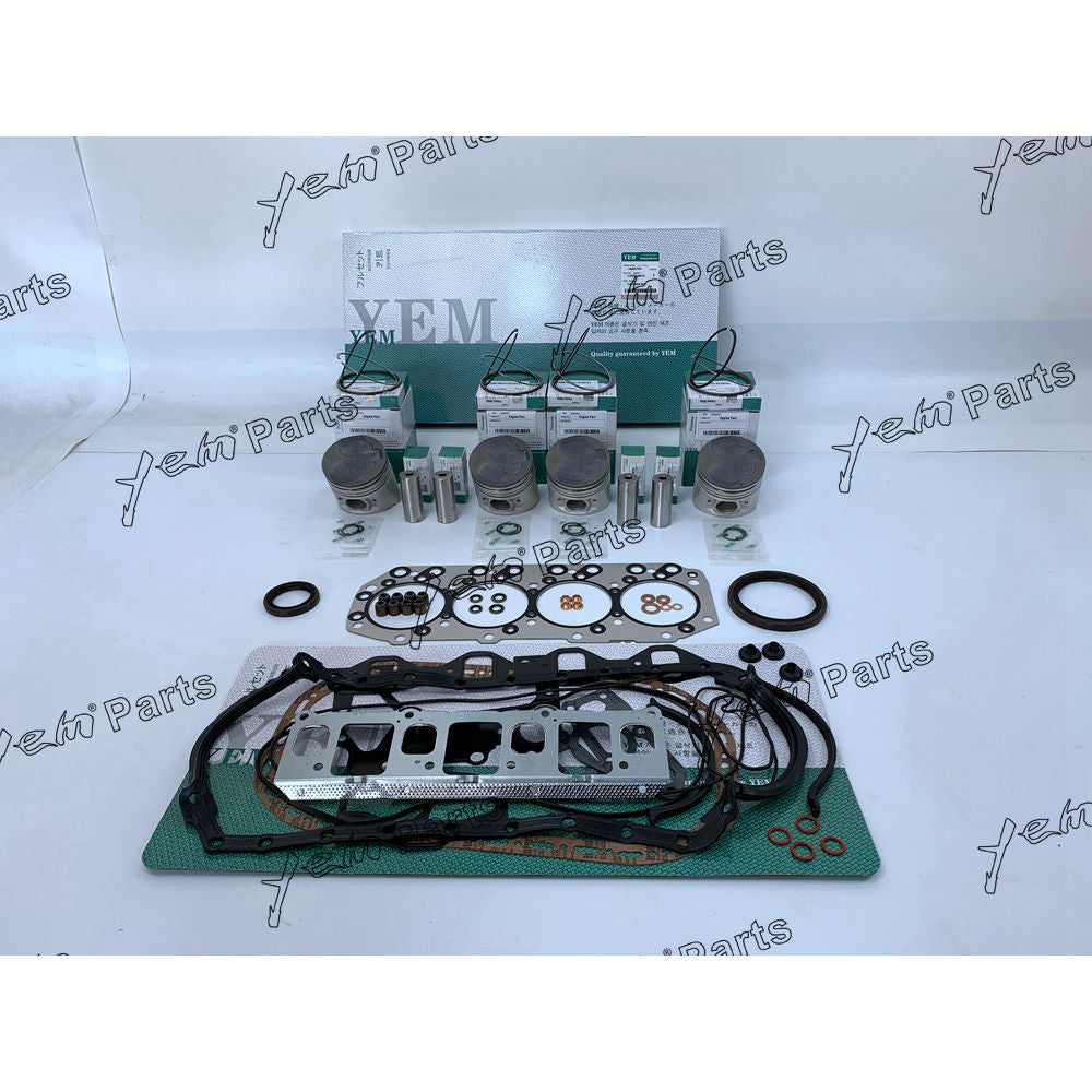 4M40 OVERHAUL KIT WITH CYLINDER PISTON RING FULL GASKET SET FOR MITSUBISHI DIESEL ENGINE PARTS For Mitsubishi