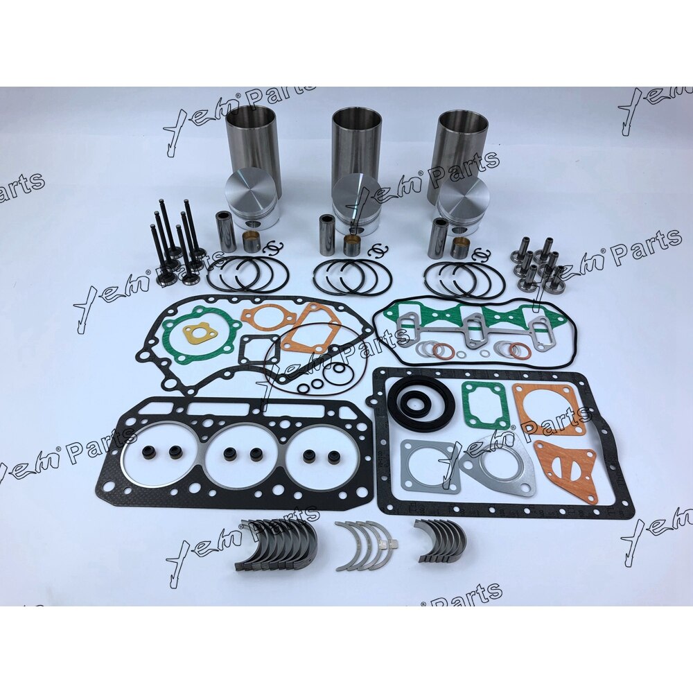 3D84-1 REBUILDING KIT WITH PISTON RING BEARING VALVESS FOR YANMAR DIESEL ENGINE PARTS For Yanmar