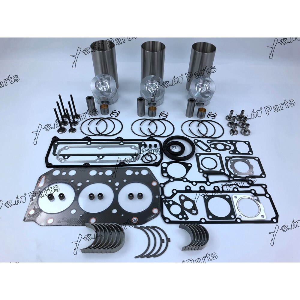 3TN100 REBUILD KIT WITH PISTON RING BEARING VALVESS FOR YANMAR DIESEL ENGINE PARTS For Yanmar