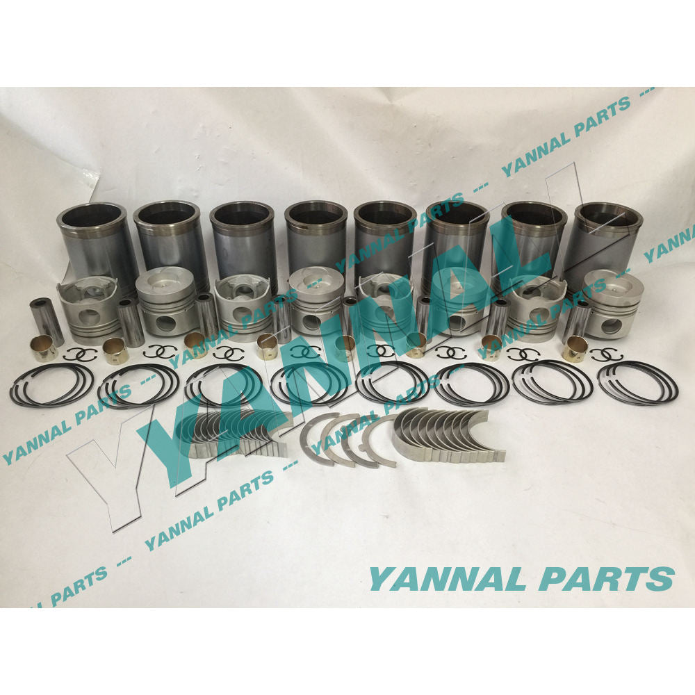 NISSAN RD8 CYLINDER LINER KIT WITH ENGINE BEARINGS PISTON RINGS For Nissan