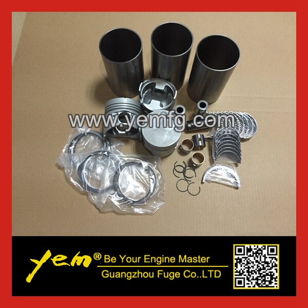 3LD1 PISTON REPAIR KIT LINER KIT + PISTON RING +LINER + FULL GASKET SET +BEARINGS FOR ISUZU DIESEL ENGINE PARTS For Isuzu