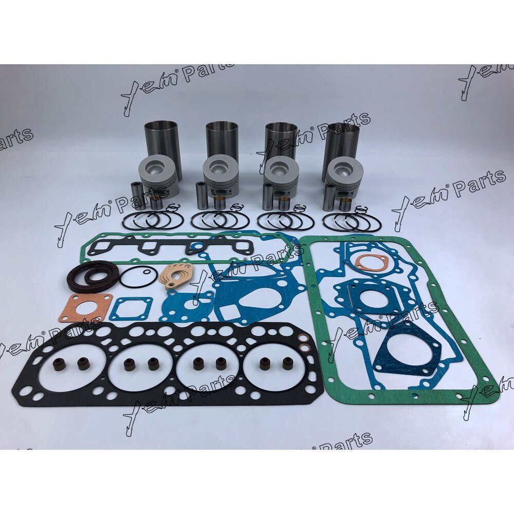 K4N K4N-DI REPAIR KIT PISTON PISTON RING CYLINDER LINER GASKET SET FOR MITSUBISHI DIESEL ENGINE PARTS For Mitsubishi