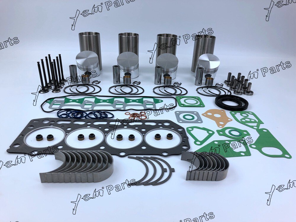 3D84-1 REPAIR KIT WITH PISTON + BEARING + GASKET SET + VALVE SET FOR YANMAR DIESEL ENGINE PARTS For Yanmar