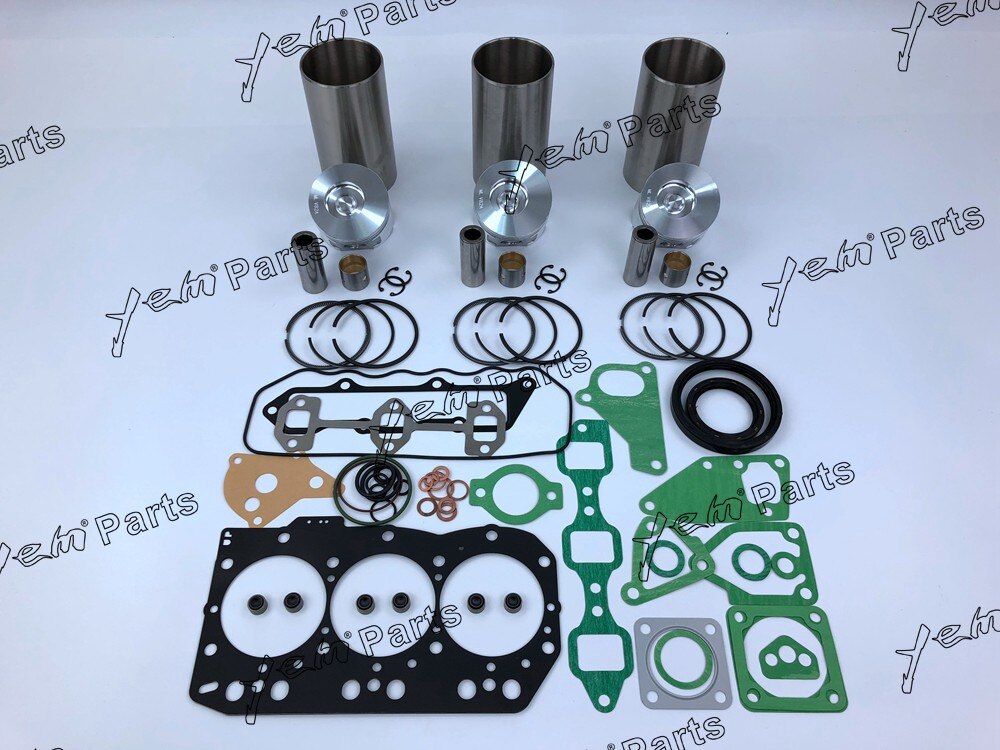 3TNV82 REPAIR KIT PISTON PISTON RING CYLINDER LINER FULL GASKET SET FOR YANMAR DIESEL ENGINE PARTS For Yanmar