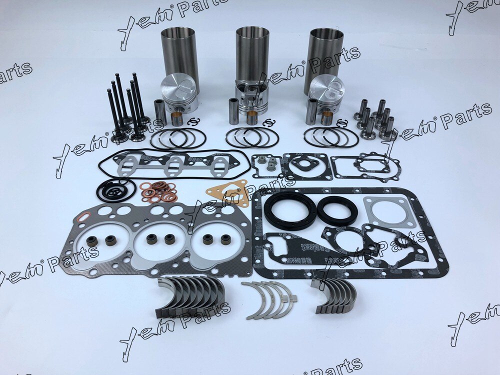 3TNE72 REPAIR KIT PISTON PISTON RING CYLINDER LINER FULL GASKET SET BEARINGS VALVE GUIDE SEAT FOR YANMAR DIESEL ENGINE PARTS For Yanmar