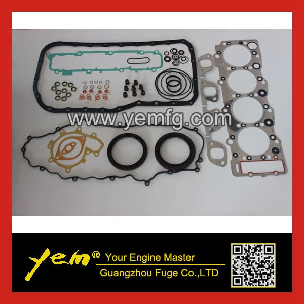 4HE1 FULL GASKET SET 5-87813-078-1 WITH HEAD GASKET 8-97138-066-0 FOR ISUZU DIESEL ENGINE PARTS For Isuzu