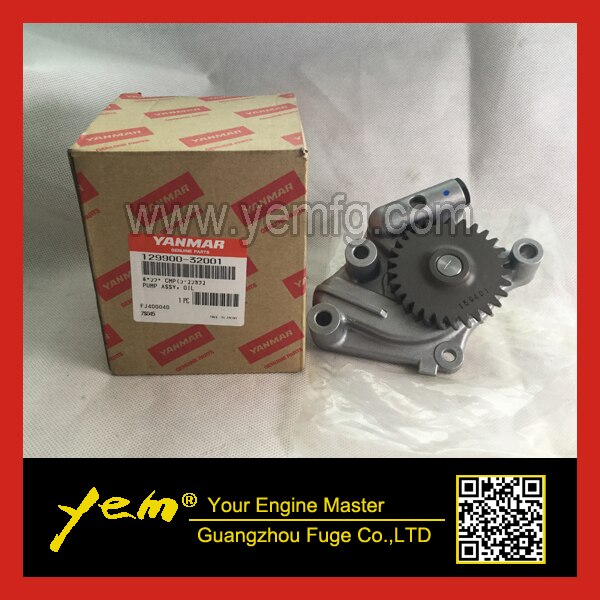 4TNV94 4TNV98 4D98E OIL PUMP YM129900-32000 129900-32001 FOR YANMAR DIESEL ENGINE PARTS For Yanmar