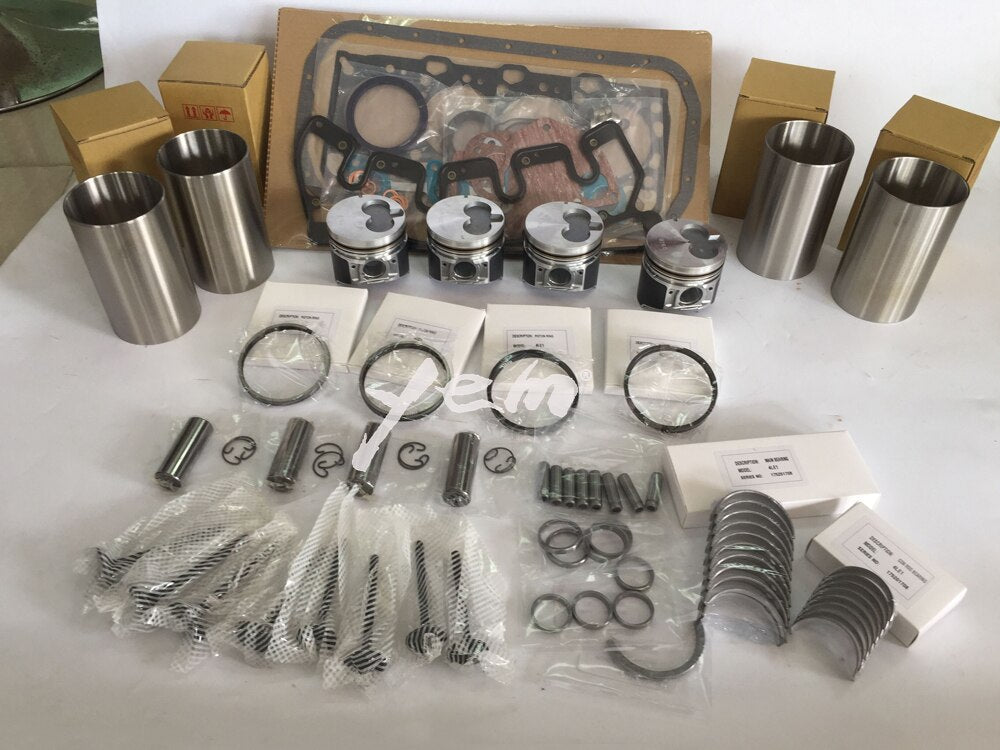 4LE1 PISTON +PISTON RING + FULL GASKET SET + BEARINGS FOR ISUZU DIESEL ENGINE PARTS For Isuzu