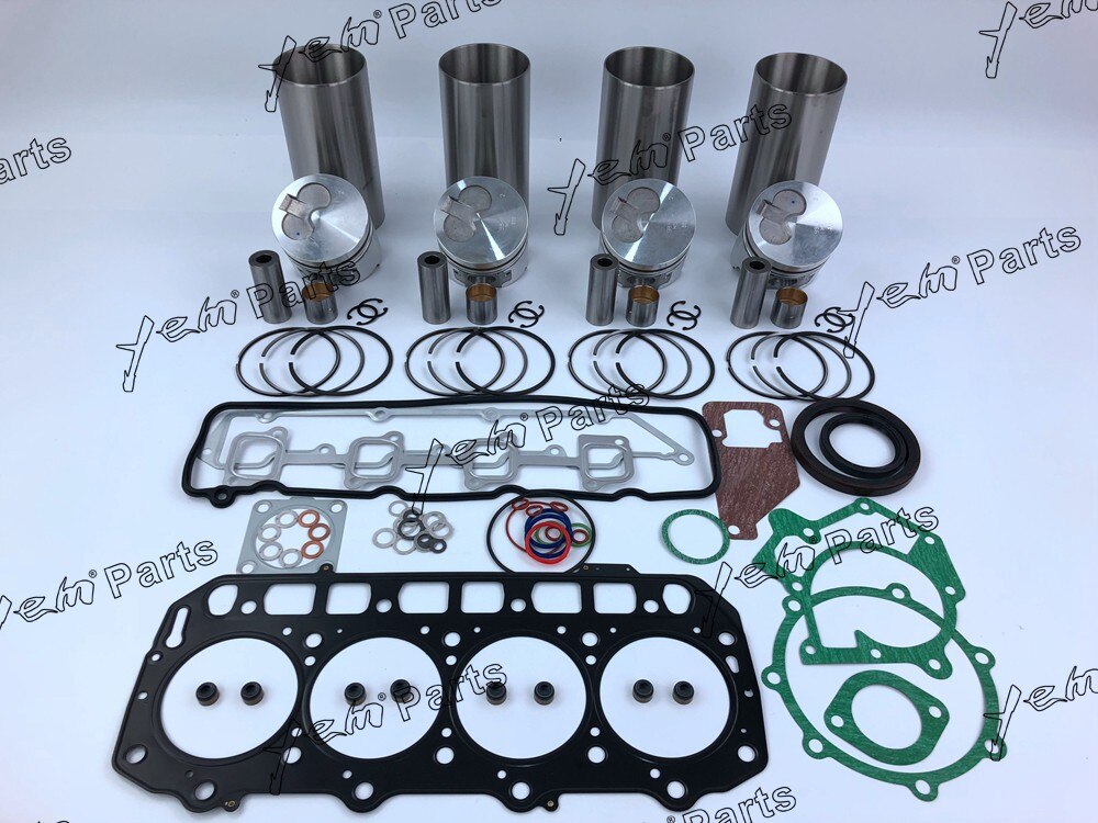 4D98E LINER KIT + FULL GASKET SET FOR YANMAR DIESEL ENGINE PARTS For Yanmar