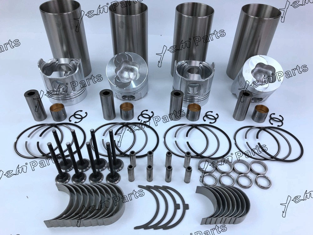 4TN100 REPAIR KIT PISTON + PISTON RING + CYLINDER LINER + BEARINGS FOR YANMAR DIESEL ENGINE PARTS For Yanmar