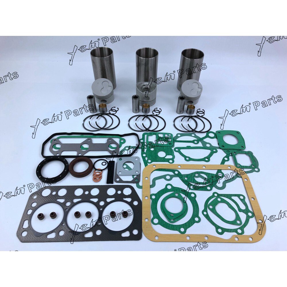 K3F REPAIR KIT PISTON PISTON RING CYLINDER LINER GASKET SET FOR MITSUBISHI DIESEL ENGINE PARTS For Mitsubishi