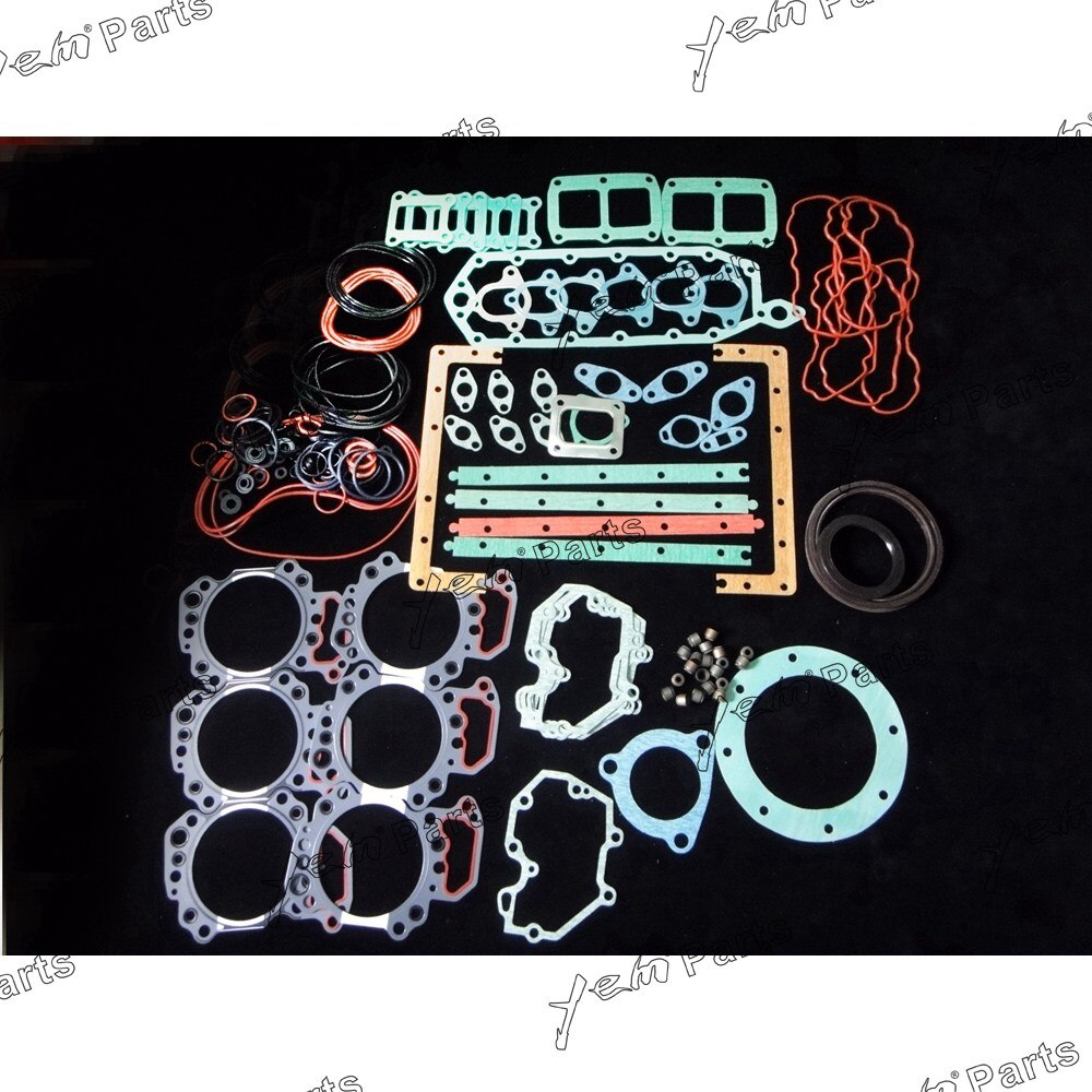 6D125 S6D125 FULL GASKET SET WITH CYLINDER HEAD GASKET FOR KOMATSU DIESEL ENGINE PARTS For Komatsu