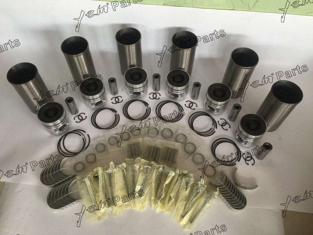 FE6 FE6T FD6 OVERHAUL REBUILD KIT PISTON PISTON RING CYLINDER LINDER LINER VALVE GUIDE SEAT FE6T ENGINE FOR NISSAN DIESEL ENGINE PARTS For Nissan