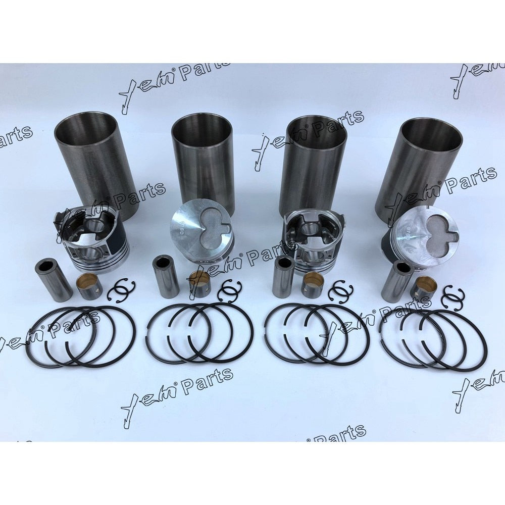 4LE1 REBUILD KIT PISTON PISTON RING CYLINDER LINER FOR ISUZU DIESEL ENGINE PARTS For Isuzu