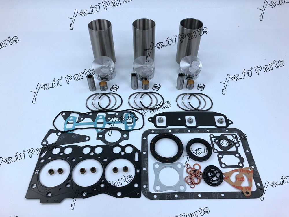 3TNE68 REPAIR KIT PISTON PISTON RING CYLINDER LINER FULL GASKET SET FOR YANMAR DIESEL ENGINE PARTS For Yanmar