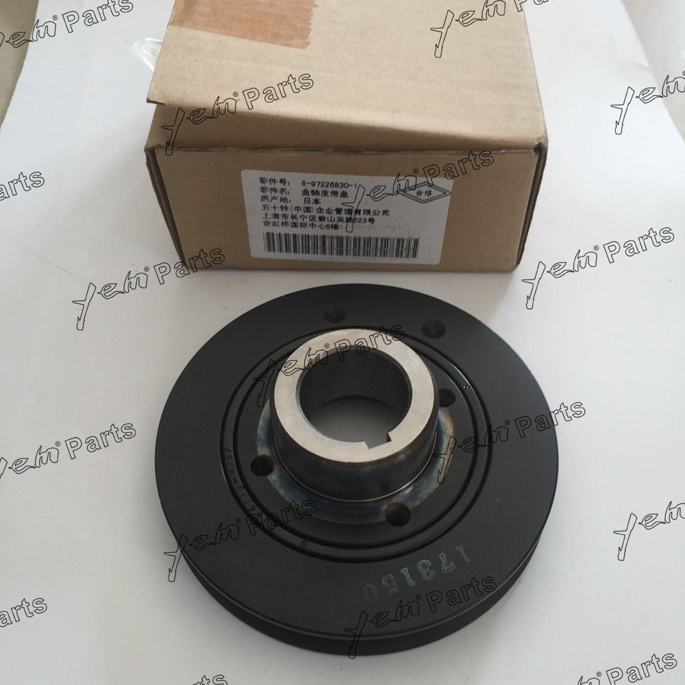 4LE1 CRANKSHAFT PULLEY 8-97226830-1 8972268301 FOR ISUZU DIESEL ENGINE PARTS For Isuzu