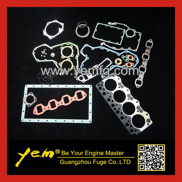 4D95L FULL GASKET SET AND PISTON RING + CRANKSHAFT BEARINGS + CON ROD BEARINGS FOR KOMATSU DIESEL ENGINE PARTS For Komatsu