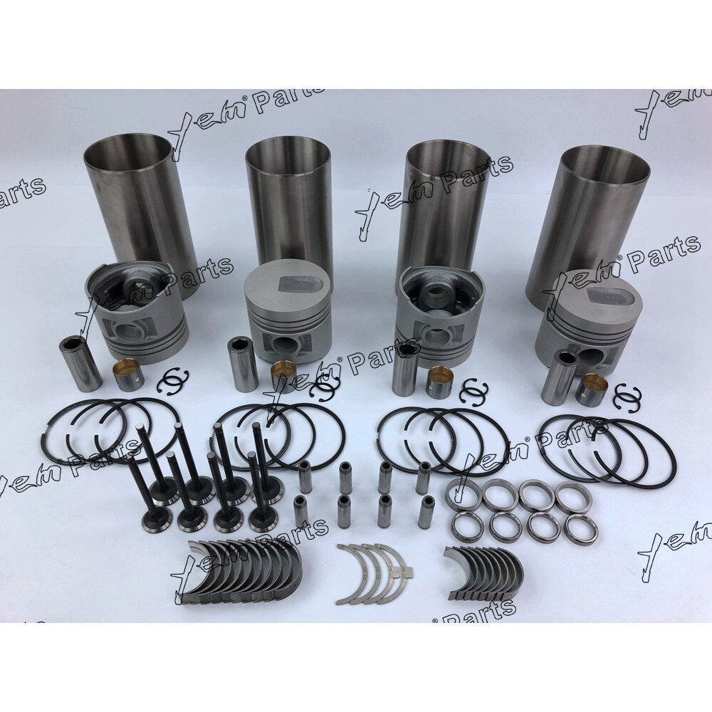 S4E2 REBUILD KIT PISTON PISTON RING CYLINDER LINER BEARINGS VALVE GUIDE SEAT FOR MITSUBISHI DIESEL ENGINE PARTS For Mitsubishi