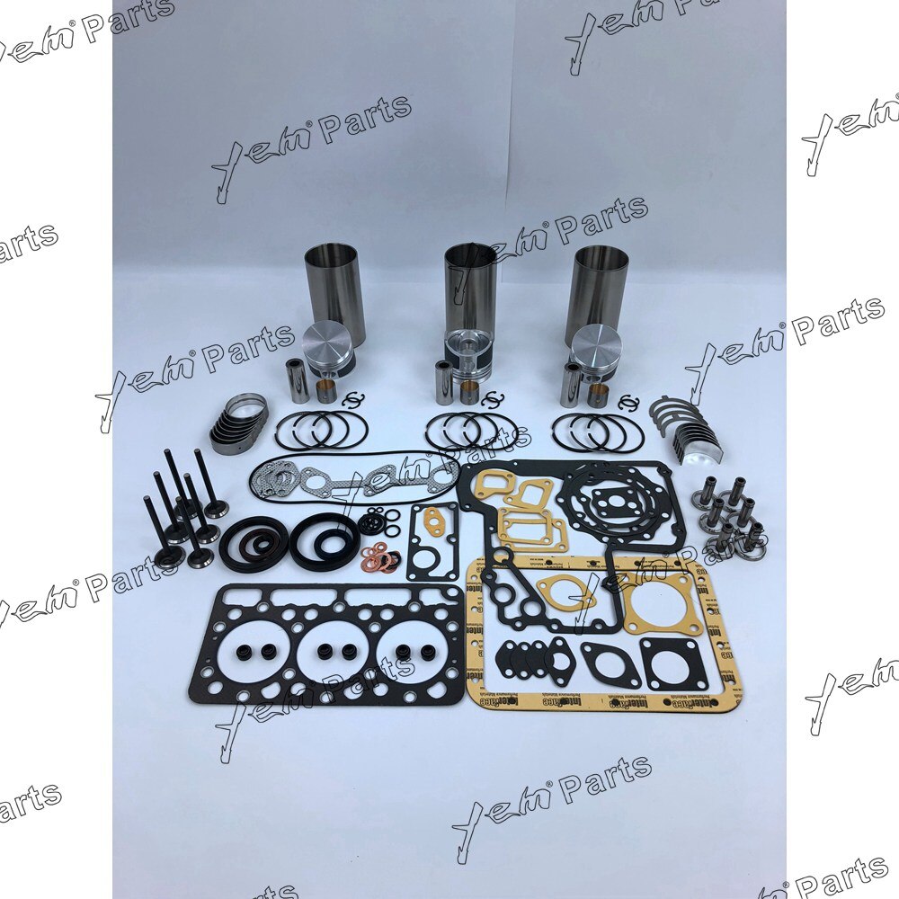 D850 REPAIR KIT LINER KIT WITH FULL GASKET SET FOR KUBOTA DIESEL ENGINE PARTS For Kubota