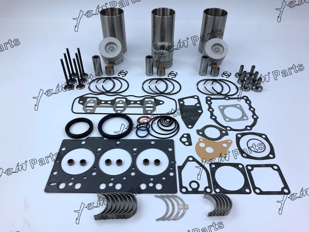 3TNE78 3D78 OVERHAUL REBUILD KIT PISTON PISTON RING FULL GASKET SET VALVE GUIDE SEAT FOR YANMAR DIESEL ENGINE PARTS For Yanmar