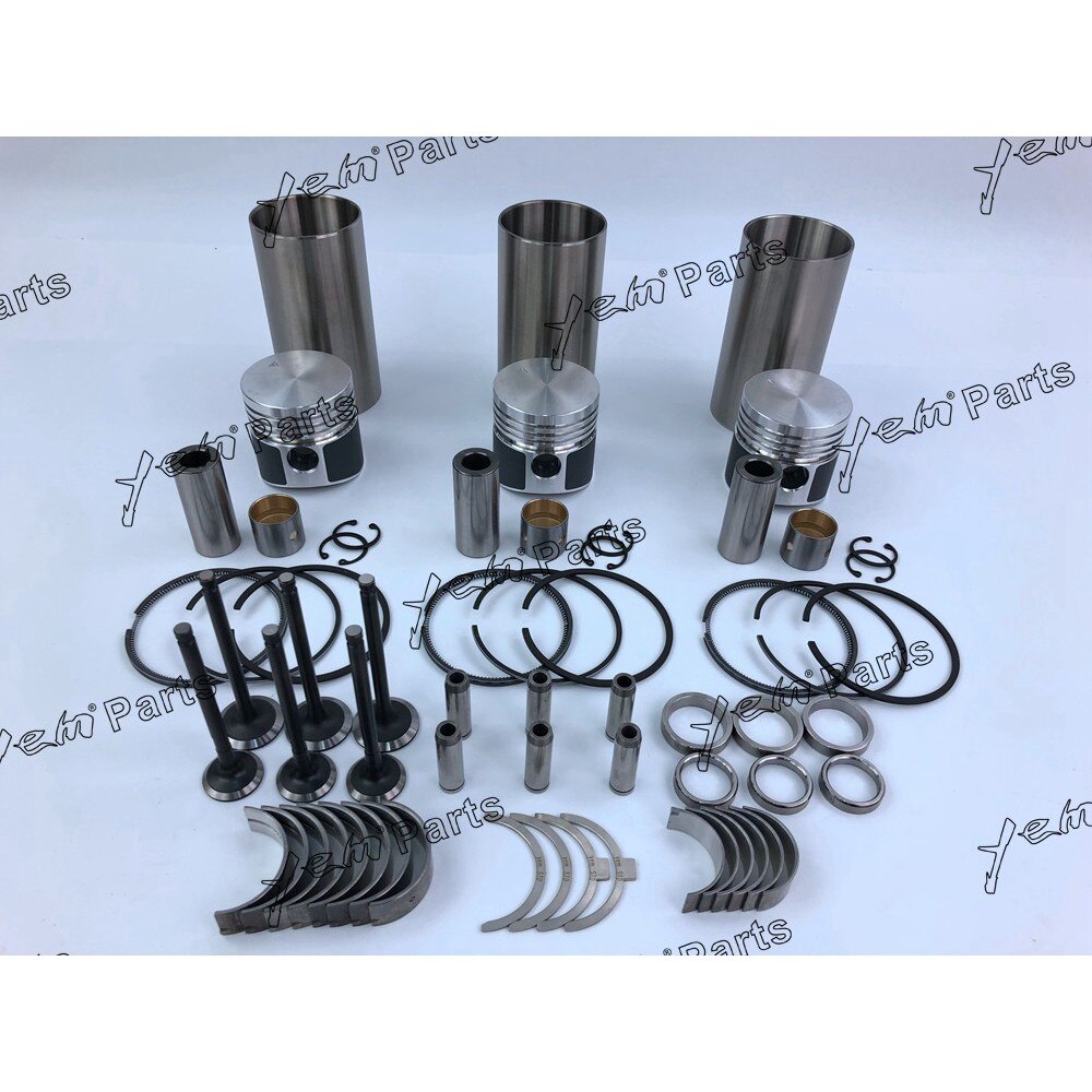 K3B REPAIR KIT PISTON PISTON RING CYLINDER LINER BEARINGS VALVE GUIDE SEAT FOR MITSUBISHI DIESEL ENGINE PARTS For Mitsubishi