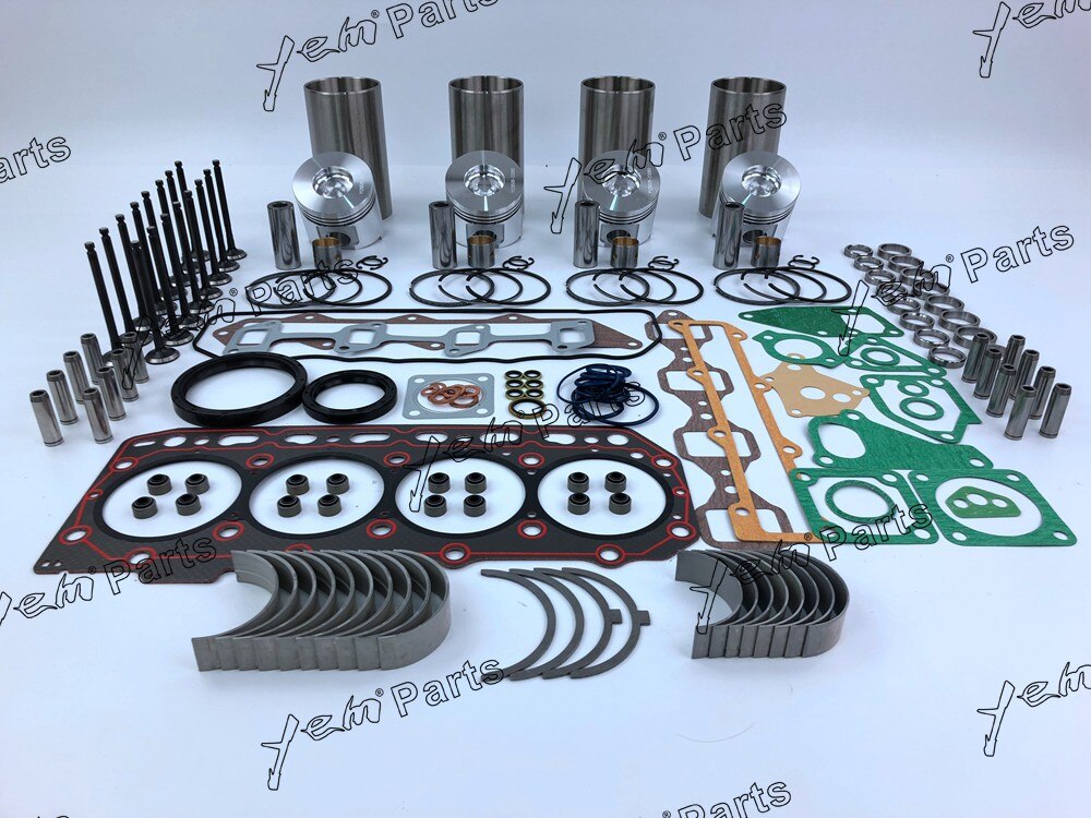 4TNV84 REPAIR KIT PISTON + PISTON RING + CYLINDER LINER + GASKET SET FOR YANMAR DIESEL ENGINE PARTS For Yanmar