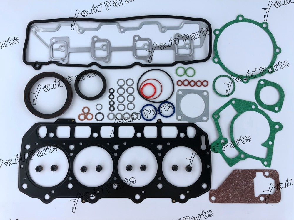 4TNE98 FULL GASKET SET & MAIN AND ROD BEARING & PISTON RING & GLOW PLUGS FOR YANMAR DIESEL ENGINE PARTS For Yanmar