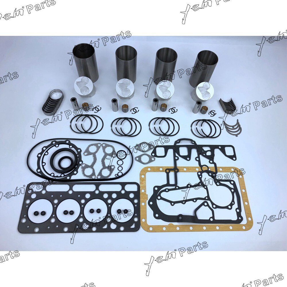 V1903 V1903B REPAIR KIT LINER KIT PISTON + PISTON RING + GASKET SET + BEARINGS FOR KUBOTA DIESEL ENGINE PARTS For Kubota