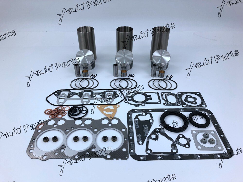 3TN72 REPAIR KIT PISTON +PISTON RING + CYLINDER LINER + FULL GASKET SET FOR YANMAR DIESEL ENGINE PARTS For Yanmar