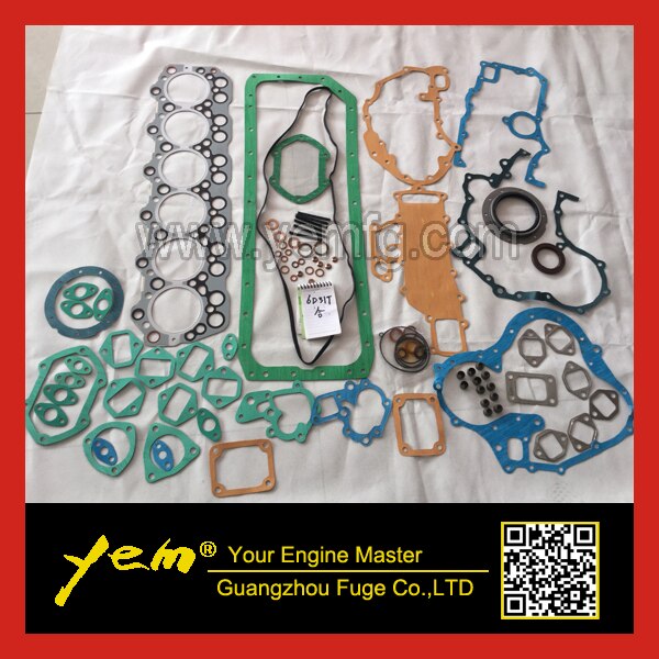 6D34 FULL GASKET SET WITH CYLINDER HEAD GASKET FOR MITSUBISHI DIESEL ENGINE PARTS For Mitsubishi