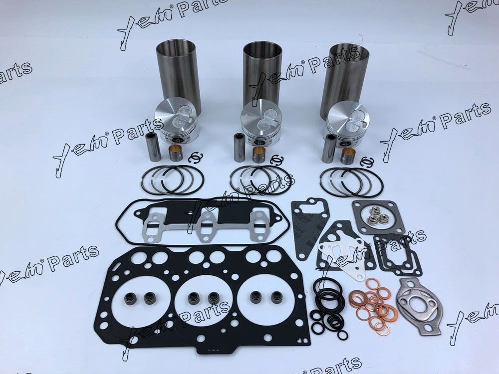 3TNE74 REPAIR KIT PISTON PISTON RING CYLINDER LINER FULL GASKET SET FOR YANMAR DIESEL ENGINE PARTS For Yanmar