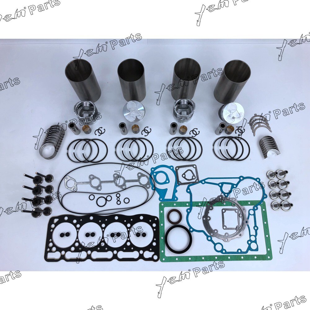 V1305 REPAIR KIT LINER KIT + BEARINGS + FULL GASKET SET FOR KUBOTA DIESEL ENGINE PARTS For Kubota