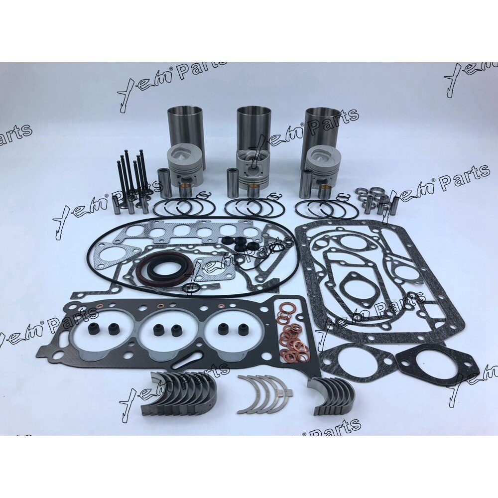 3KR2 REPAIR KIT PISTON + PISTON RING +CYLINDER LINER+ GASKET SET + BEARINGS +VALVE SET FOR ISUZU DIESEL ENGINE PARTS For Isuzu