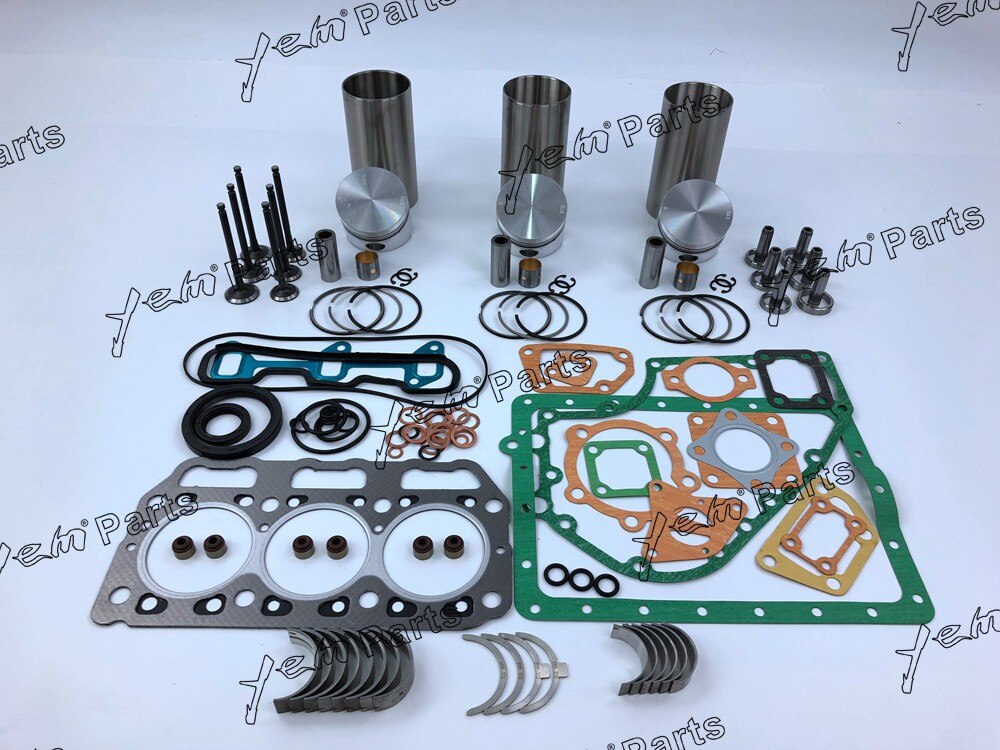 3T72 REPAIR KIT PISTON +PISTON RING + GASKET SET + BEARING + VALVE SET FOR YANMAR DIESEL ENGINE PARTS For Yanmar