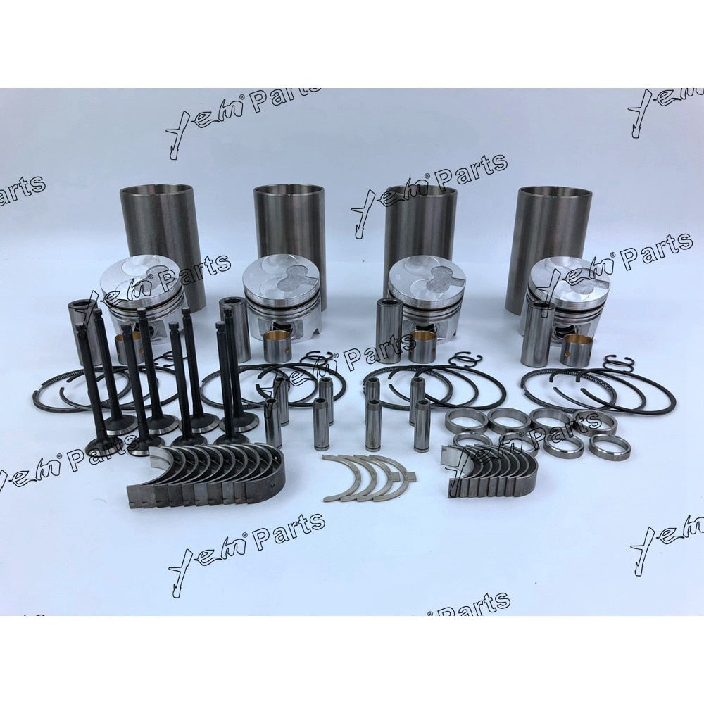 4FB1 REPAIR KIT PISTON + PISTON RING + CYLINDER LINER + BEARINGS + VALVE SET FOR ISUZU DIESEL ENGINE PARTS For Isuzu