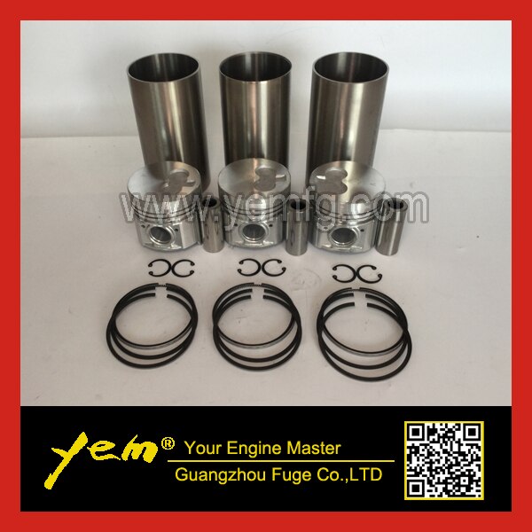 3KR1 LINER KIT PISTON + PISTON RING + CYLINDER LINER FOR ISUZU DIESEL ENGINE PARTS For Isuzu