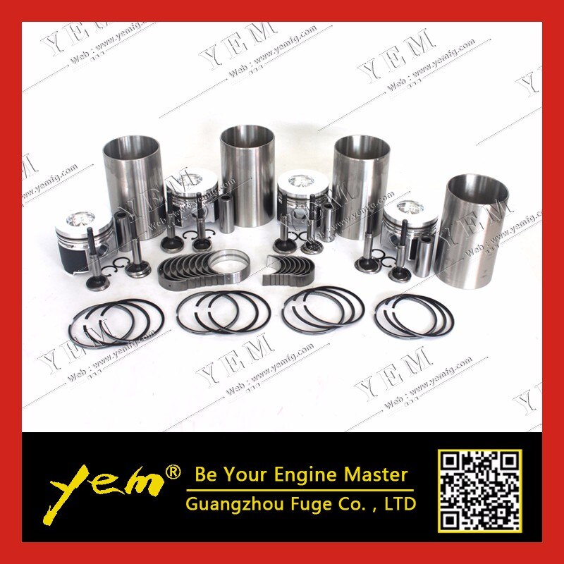 V2203 V2403 PISTON 1G924-2111 LINER KIT WITH BEARING VALVE GUIDE SEAT FOR KUBOTA DIESEL ENGINE PARTS For Kubota