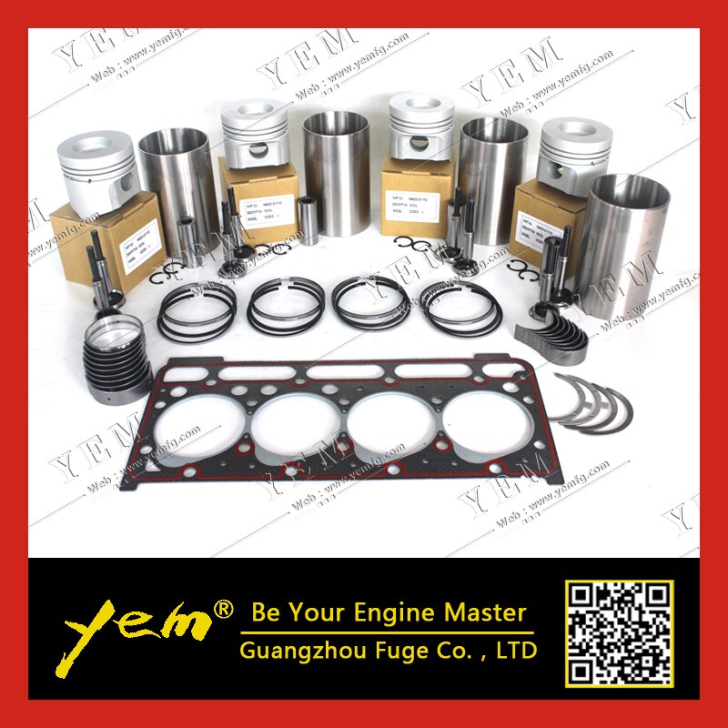 V2203 DI LINER KIT WITH HEAD GASKET FOR KUBOTA DIESEL ENGINE PARTS For Kubota