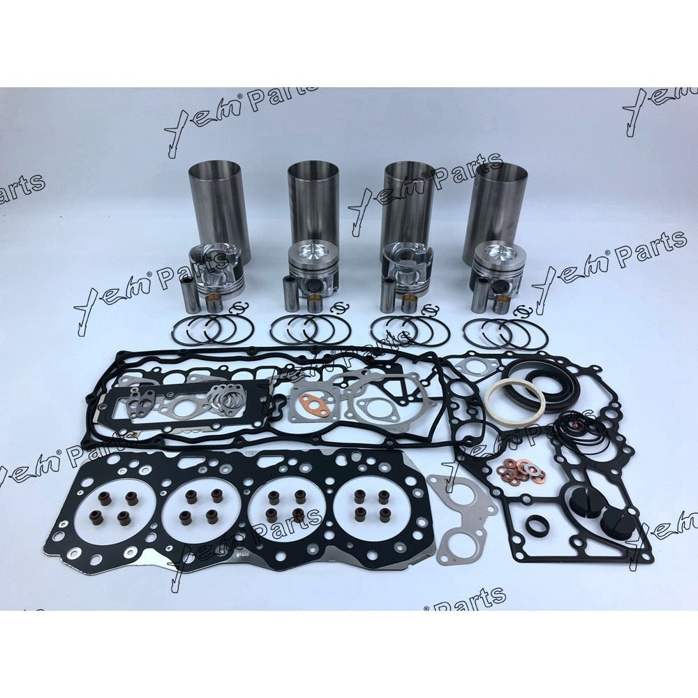 4JJ1 LINER KIT PISTON + PISTON RING +CYLINDER LINER + GASKET SET FOR ISUZU DIESEL ENGINE PARTS For Isuzu