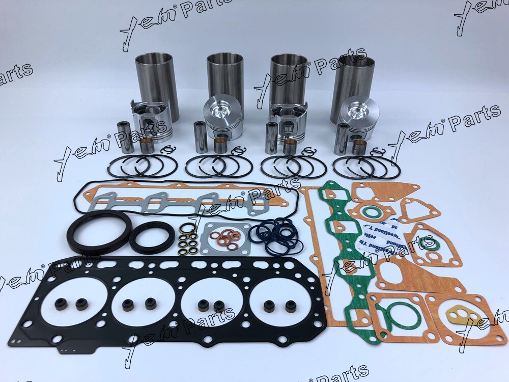 4TNE84 4D84-3 REPAIR KIT WITH PISTON + PISTON RING + GASKET SET FOR YANMAR DIESEL ENGINE PARTS For Yanmar